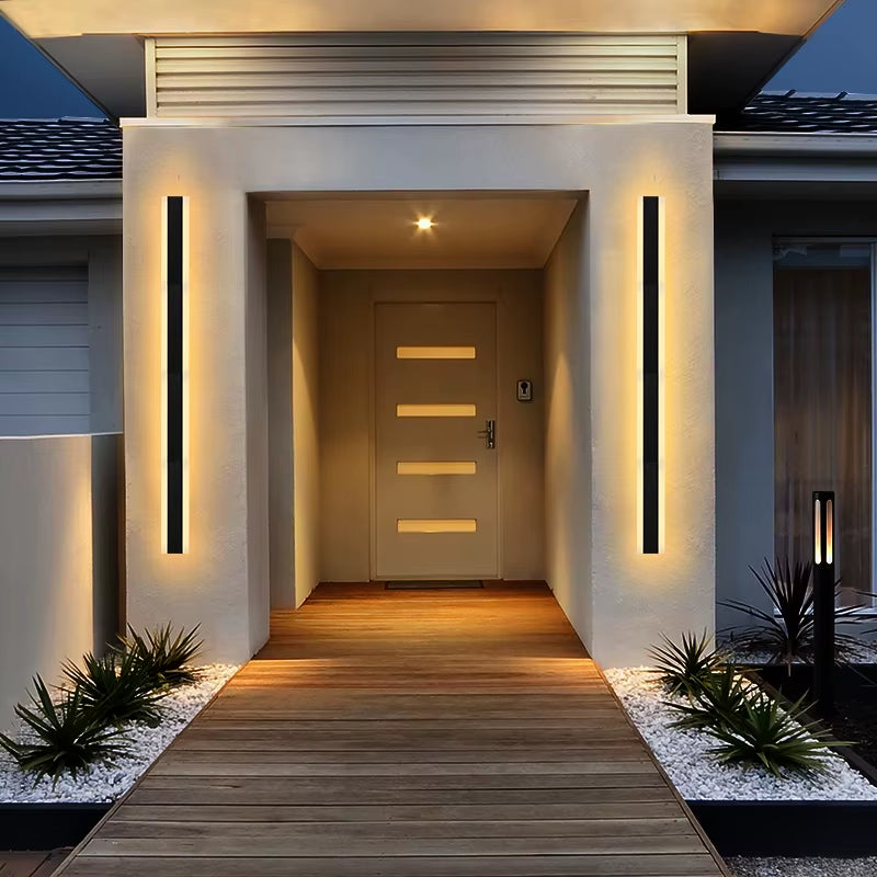 Outdoor Wall Light Garage Door Garden Decoration Porch Lamp Front Door Decor Lights IP65 Waterproof Anti-Water Wall Lighting