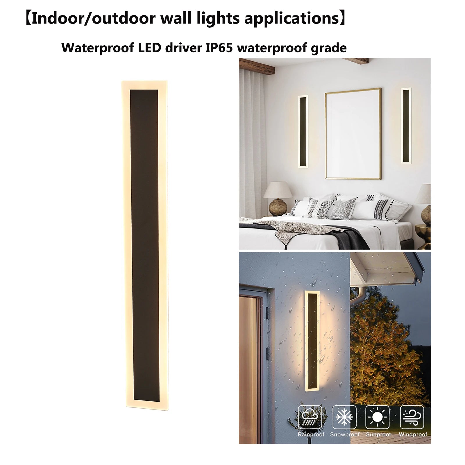 LED Porch Lights Outdoor Waterproof Modern outside Sconce Wall Mount for Doorway Hallway Garden Porch Patio Yard Doorway