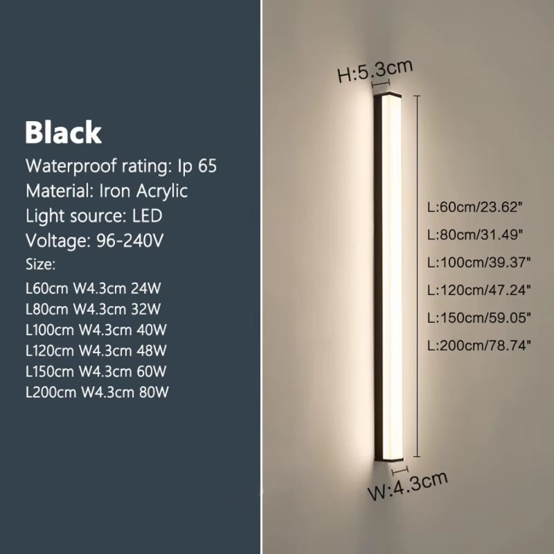 Modern Waterproof Outdoor LED Wall Light